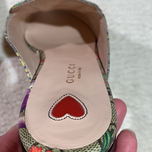 Gucci Princetown Floral Supreme Loafer Mule Slide - Picture 7 of 14